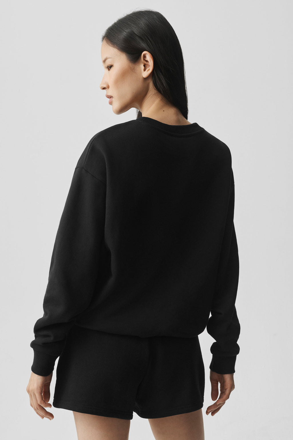 Accolade Crew Neck Pullover - Black